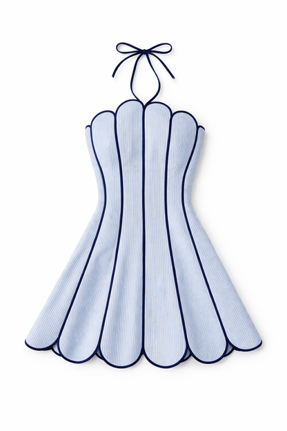 Scallop Summer Dress