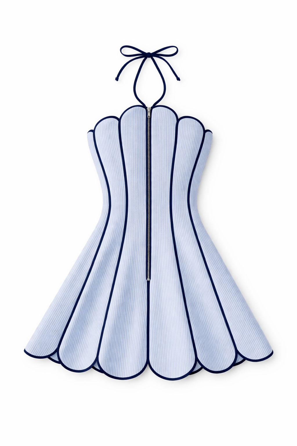 Scallop Summer Dress