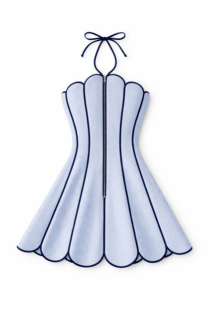 Scallop Summer Dress
