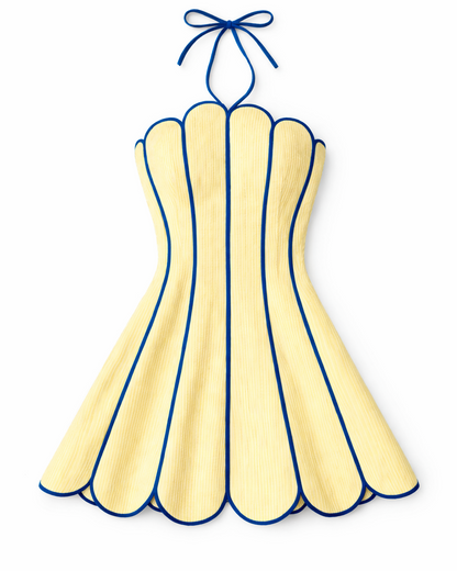 Scallop Summer Dress