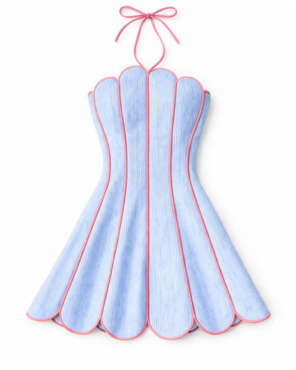 Scallop Summer Dress