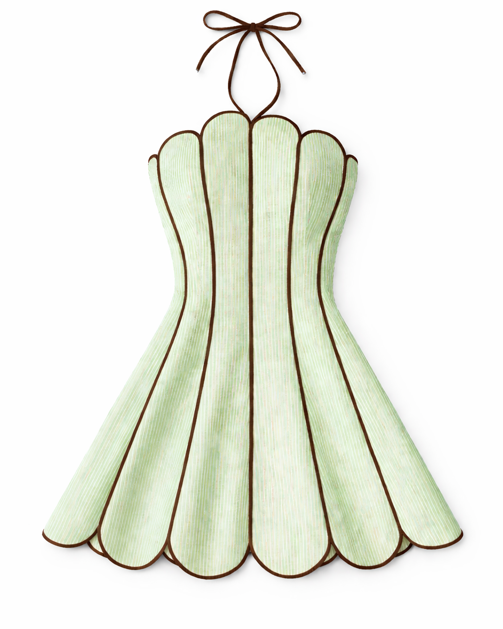 Scallop Summer Dress